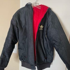 Adidas convertible sweater/coat size 10 US